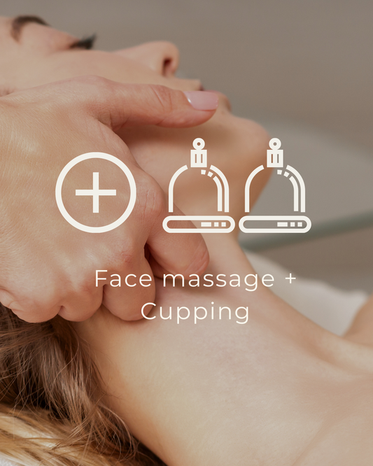 Face massage + Cupping